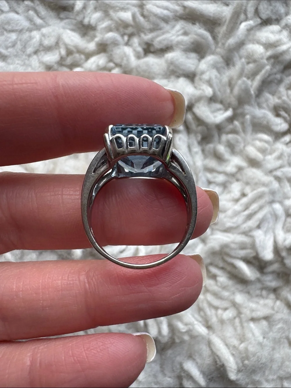 10K Antique Spinel‎ Art Deco Ring